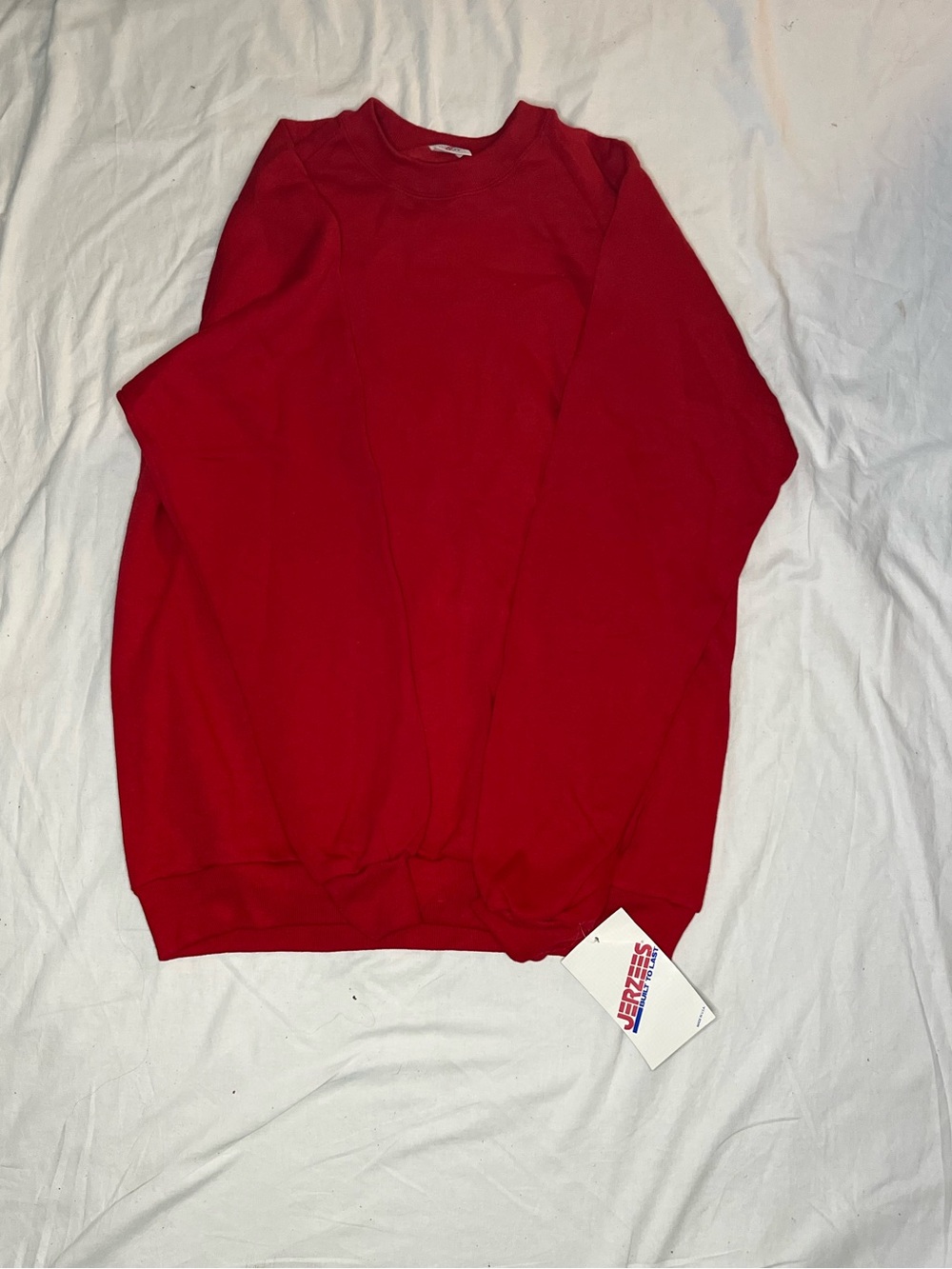 Jerzees Red Men's Crewneck Sweatshirt Size XL